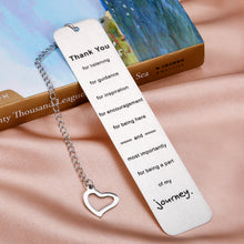 Load image into Gallery viewer, Thank You Mentor Employee Appreciation Bookmark Gifts for Supervisor Leader Boss Coworker Leaving Gifts for Manager Teacher Retirement Going Away Bosses Day Birthday Office Christmas Book Lovers Gifts