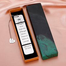 Load image into Gallery viewer, Daughter Birthday Christmas Gifts from Mom Mother Inspirational Bookmark Gifts for Women Teenage Girls to My Daughter Sweet 16 18 Graduation Wedding Anniversary Valentine Back to School Teen Girl Gift