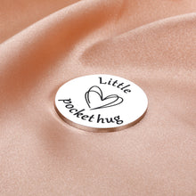 Load image into Gallery viewer, Pocket Hug Token for Boyfriend Long Distance Relationship Valentines Christmas Miss You Gifts for Friends Family Good Luck Stocking Stuffers Back to School Gifts for Teens Son Daughter Thinking of You