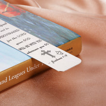 Load image into Gallery viewer, Christian Christmas Gifts for Women Men Bible Verse Bookmark Religious Easter Gifts for Kids Godson Goddaughter Inspirational Graduation Catholic Baptism Gifts for Teen Boys Birthday Thanksgiving Gift