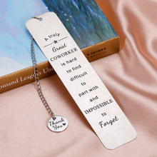 Load image into Gallery viewer, Farewell Goodbye Gifts for Coworker Leaving Retirement Gifts Bookmark for Manager Employee Appreciation Colleague Going Away New Job Promotion Thank You Boss’s Day Holiday Office Christmas Work Gifts