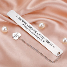 Load image into Gallery viewer, Retirement Gifts for Women Men Goodbye Tension Hello Pension Happy Retirement Bookmark for Coworker Boss Leader Teacher Nurse Thank You Appreciation Farewell Retired Friends Birthday Christmas Gifts