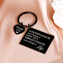 Load image into Gallery viewer, Coach Appreciation Gifts for Men Women Soccer Football Basketball Coach Thank You Gift Keychain for Baseball Hockey Softball Swimming Sports Team Cheer Coach Gift for Celebration Retirement Birthday