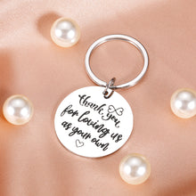 Load image into Gallery viewer, Fathers Day Gifts from Daughter Son Stepdad Father Appreciation Gifts Keychain for Bonus Dad Daddy Husband from Kids Wife I Love You Dad Gifts for Stepfather Stepparent Birthday Valentines Christmas