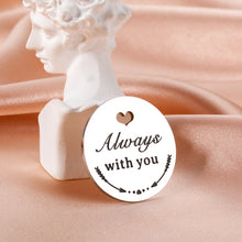 Load image into Gallery viewer, Pocket Hug Token Miss You Gifts for Boyfriend Husband Valentines Day Long Distance Relationship Love Gifts for Couple Family Social Distancing Isolation Friendship Keepsake for Friend BFF Double-Sided