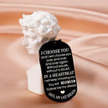 Load image into Gallery viewer, Gift for Boyfriend Husband Valentines Day I Love You Gifts for Him Her Romantic Anniversary Birthday Gifts for Hubby Wife Girlfriend Wedding Engagement Fiance Bride Groom Gift Christmas Couple Keyring