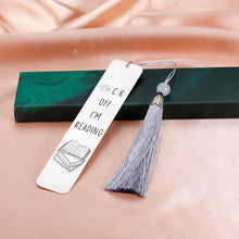 Load image into Gallery viewer, Funny Inspirational Bookmark for Book Lovers I’m Reading Gifts for Book Reader Gifts for Women Writers Friend Book Club Christmas Birthday Graduation Gifts for Boys Girls Librarian Student Coworker