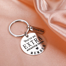 Load image into Gallery viewer, Team Employee Appreciation Gifts for Office Staff Team Member Thank You Keychain for Boss Leader Colleague Going Away Farewell Coworker Leaving Gift for Retirement Birthday Christmas Work Holiday Gift