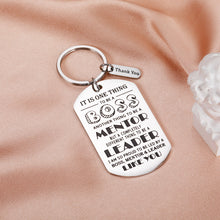 Load image into Gallery viewer, Boss Christmas Gifts for Mentor Leader Boss Appreciation Gifts Keychain for Supervisor Colleague Office Employee Thank You Gift for Coworker Leaving Farewell Retirement Gift for Boss Lady Birthday