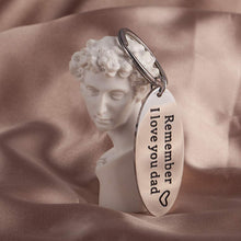 Load image into Gallery viewer, Dad Keychain Gift-Father's Day Gifts from Daughter Son Kids Wife, Christmas Birthday Valentines Mothers Day Gift Idea for Stepfather in Law Bride Family Member-Remember I Love You Dad