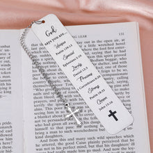 Load image into Gallery viewer, Bible Verse Inspirational Christian Gifts for Women Men Religious Bookmarks for Bible Prayer Son Daughter Teens Christmas Birthday Baptism Encouragement Gifts for Easter Godchild Friends Church Gifts