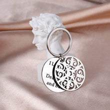 Load image into Gallery viewer, Boyfriend Girlfriend Birthday Gift Star Wars Keychain Merchandise for Him Her Funny Couple Keychain for Wife Husband Wedding Women Men Boys Girls I Love You to The Death Star & Back Valentine Day