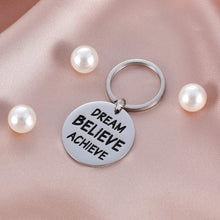 Load image into Gallery viewer, Inspirational Keychains for Women Personalized Gift for Her Him Teenage college Students Engraved Crown Birthday Chrismas Jewelry Keyring