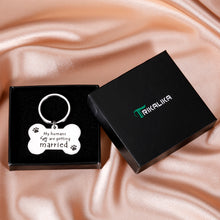 Load image into Gallery viewer, My Humans are Getting Married Personalized Dog Tags Engraved for Wedding Pets Cat Engagement Announcement Gifts for Dog Lover Pet Owner Couple Bridal Shower Pet Accessories for Bride to be Dog Dad Mom