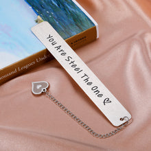 Load image into Gallery viewer, 11th Anniversary Steel Gifts for Him Her Husband Wife Steel Anniversary Bookmark Gifts for Couple Hubby Wifey Funny 11 Year Wedding Anniversary Present for Boyfriend Girlfriend Christmas Birthday Gift