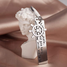 Load image into Gallery viewer, Fathers Day Present Gift Sail Safe Keychain for Dad Boyfriend Girlfriend Husband Son Dad-Sail Safe I Need You Here with me-Valentines Birthday Gifts