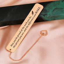 Load image into Gallery viewer, Employee Appreciation Bookmark for Team Office Thank You Retirement Gifts for Women Men Teacher Coworker Leaving Farewell Work Gift for Boss Leader Colleague Birthday Holiday Christmas Book Lover Gift