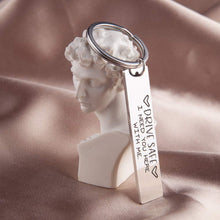 Load image into Gallery viewer, Boyfriend Birthday Chrismas Gifts for Him Husband Dad Trucker Men Drive Safe Keychain- Couple Gift For Anniversary Wedding Valentines Day -I Need You Here with me for Men Ehubby Engaged Keyring