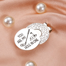 Load image into Gallery viewer, Golf Ball Marker Boyfriend Husband Golf Gifts for Men Unique Anniversary Birthday Golf Accessories for Golfer Fathers Day Valentines Golf Lover Magnetic Hat Clip for Him from Wife Girlfriend Christmas