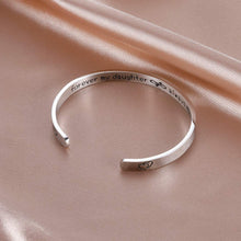 Load image into Gallery viewer, Inspirational Gifts Open Cuff Bracelet Daughter Jewelry for Women Daughter Her Teenager Girls from Mom Dad Mothers Day Birthday Thanksgiving Gifts