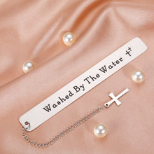 Load image into Gallery viewer, Baptism Gift Bookmark for Boys Girls Christmas Adult Baptism Gifts for Godson Goddaughter Godchild First Communion Gift for Women Men Catholic Religious Gifts Keepsake for Daughter Son Family Friends