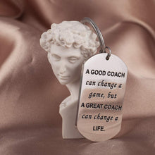Load image into Gallery viewer, Tritiara Coaches Gifts Keychain for Men Women Basketball Football Soccer Basketball Swimming Baseball Cheer Birthday Teachers Appreciation Thank You Gift Keyring Jewelry