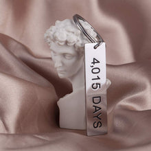 Load image into Gallery viewer, Tritiara 11 Year Wedding Aniversary 4,015 Days Gifts Keychain for Men Her Him Wife Husband Couples Keychain Keyring Charm Wifey Hubby Bride Stainless Steel Valentine Birthday Day