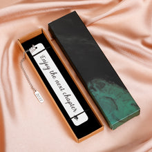 Load image into Gallery viewer, Inspirational Bookmark with Chain 2022 Christmas Graduation Gifts for Boy Girl Book Lovers Retirement Birthday Promotion Coworker Leaving Gifts for Women Men Boss Anniversary Wedding New Dad Mom Gifts