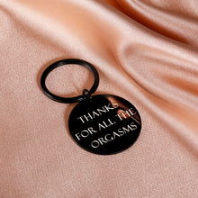Load image into Gallery viewer, Funny Gag Gifts for Men Boyfriend Naughty Valentines Day Gifts Keychain for Him Husband Hubby from Wife Girlfriend Cute Couple Jewelry for Wedding Anniversary Birthday Engagement Soulmate Lovers Gifts