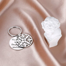 Load image into Gallery viewer, Boyfriend Girlfriend Birthday Gift Star Wars Keychain Merchandise for Him Her Funny Couple Keychain for Wife Husband Wedding Women Men Boys Girls I Love You to The Death Star & Back Valentine Day