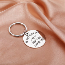 Load image into Gallery viewer, Funny Christmas Gifts for Teens Son Daughter Don’t Do Stupid Keychain for Boys Girls Kids Birthday Graduation Valentines Gifts for Teenagers Humor Gag Stocking Stuffers Gifts for Him Her from Mom Dad