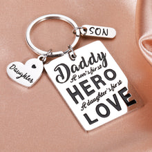 Load image into Gallery viewer, Christmas Gifts for Dad from Daughter Son Dad Appreciation Gifts for Men Father’s Day Keychain for Daddy Birthday New Dad Stepdad Bonus Dad Husband Gifts from Kids Valentines Father of the Bride Papa