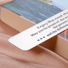 Load image into Gallery viewer, Inspirational Retirement Gifts for Women Men Appreciation Bookmark with Chain for Retired Boss Leader Office Colleagues Happy Retirement Coworker Leaving Gifts for Teacher Nurse Retiree Book Lovers