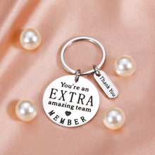Load image into Gallery viewer, Team Employee Appreciation Gifts for Office Staff Team Member Thank You Keychain for Boss Leader Colleague Going Away Farewell Coworker Leaving Gift for Retirement Birthday Christmas Work Holiday Gift