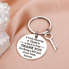 Load image into Gallery viewer, Team Gifts Coworker Employee Appreciation Gifts for Women Men Office Staff Thank You Gifts Keychain for Boss Leader Colleagues Farewell Going Away Nurses Teacher Coach Retirement Birthday Work Gifts