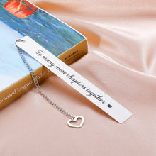 Load image into Gallery viewer, Anniversary Gifts for Him Her Valentines Gifts for Boyfriend Girlfriend Romantic Wedding Engagement Gifts for Husband Wife Bride Groom Birthday Sweetest Day Bookmark Love Gifts for Fiance Book Lovers