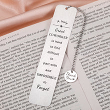 Load image into Gallery viewer, Farewell Goodbye Gifts for Coworker Leaving Retirement Gifts Bookmark for Manager Employee Appreciation Colleague Going Away New Job Promotion Thank You Boss’s Day Holiday Office Christmas Work Gifts