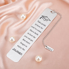 Load image into Gallery viewer, Graduation Gifts for Him Her Bookmark Class of 2023 High School College Graduation Gifts for Boys Girls Senior School Nurse Inspirational Grad Gifts for PhD Master Degree Son Daughter Medical Students