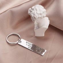 Load image into Gallery viewer, Boyfriend Birthday Chrismas Gifts for Him Husband Dad Trucker Men Drive Safe Keychain- Couple Gift For Anniversary Wedding Valentines Day -I Need You Here with me for Men Ehubby Engaged Keyring