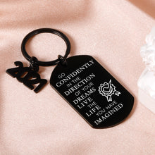 Load image into Gallery viewer, Graduation Gifts for Him Her Class of 2021 Inspirational Keychain for College Son Daughter Seniors High School Graduation Gifts for Teen Boys Girls Motivational Keyring for Nurse Graduates Best Friend