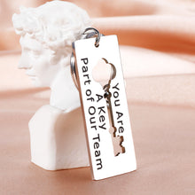 Load image into Gallery viewer, Thank You Gifts for Coworkers Team Gifts for Employee Appreciation Manger Boss Farewell Leaving Going Away Birthday Gifts Keychain for Staff Coach You Are A Key Part of Our Team for Teacher Retirement