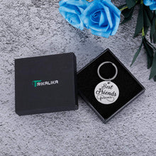 Load image into Gallery viewer, Tritiara Best Friend Keyring BFF Keychain for Women Men BFF Keychain Friendship Charms Birthday Graduation Wedding Distance Present -Best Friend Forever Jewelry