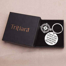 Load image into Gallery viewer, Tritiara Sister Gift from Sister - Side by Side or Miles Apart Sisters are Always Close at Heart Sister Keychain Birthday Wedding Christmas Keychain for Best Friend BFF Keyring