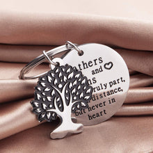 Load image into Gallery viewer, Tritiara Dad Chrismas Gifts Keychain from Son Fathers Day Gifts for Daddy Papa Thank You Gifts Fathers and Son -Never Truly Part Dad Son Birthday Gifts for Men Dad Grandfather Birthday Christmas