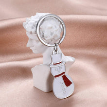 Load image into Gallery viewer, Tritiara Cute Reindeer Keychain Gift Stocking Stuffers Supplies for Boys and Girls Kids Daughter Son from Mom Dad Fur Ball Snowman Women Men Claus Wapiti Puff Ball Keyring Car Handbag Bag Decoration Key Ring