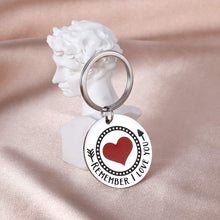 Load image into Gallery viewer, Tritiara Remember i Love You Mom Dad Keychain Couple Gifts for Him Her-Husband for Girlfriend Boyfriend Wife for Anniversary Birthday Wedding Gifts from Wifey Hubby Mothers Fathers Day Gifts