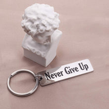 Load image into Gallery viewer, Tritiara Inspirational Graduation Gifts Keychain for Teen Girls Women Men Boy Girlfriend Best Friend Motivational Quotes -Never Give Up- Graduation Birthday Wedding Charm Pendant