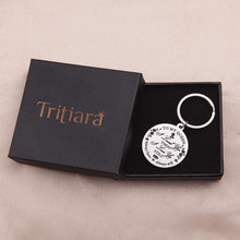 Load image into Gallery viewer, Tritiara Women Keychain for Wife Birthday Bride Wedding Day Girl Her Girls Daughter Marriage Valentines Christmas Chrismas My Queen Gift
