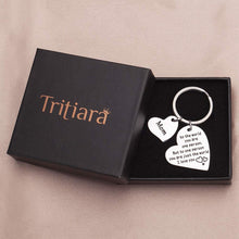 Load image into Gallery viewer, Tritiara Mothers Day Mom Keychain Gift from Daughter Son Wife for Birthday Stepmom Pendant -Christmas Gifts Mom, Mom to The World You are One Person But to Me You are The World Love Son