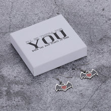 Load image into Gallery viewer, I'll Be There for You When The Rain Starts to Pour Dangle Earrings for Women Girl 2 Pairs Handmade Bat Boo Drop for Christmas